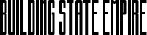 Building state empire font